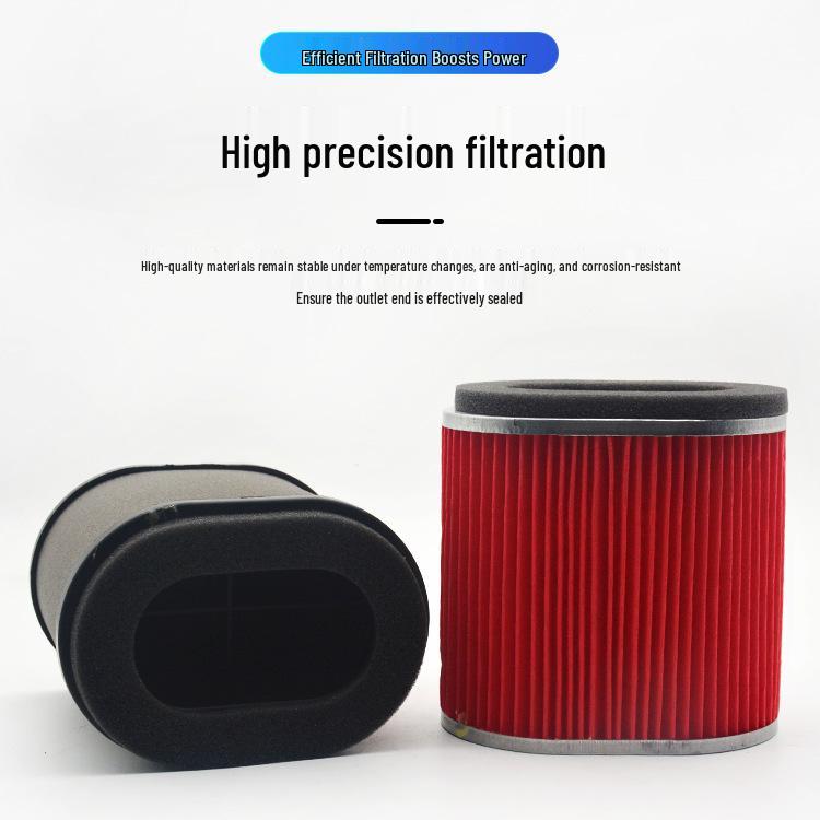 Fukuda Three-Wheeled Motorcycle Air Filter - Paper & Sponge Core, Fits Loncin Lifan