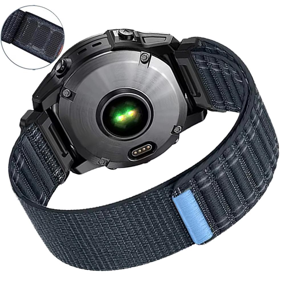 26mm 22mm Pletený rychloupínací řemínek Náramek Pro Garmin Enduro 2 3/Epix Pro Gen 2 Fenix E 8 pro 47mm 51mm Tactix 7 8 Mk3i Nylonový pásek