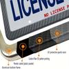 Universal US/CA Standard Size Plate Frame Covers Upgrade Your Car with These Stylish Carbon Fiber Pattern License Plate Frames