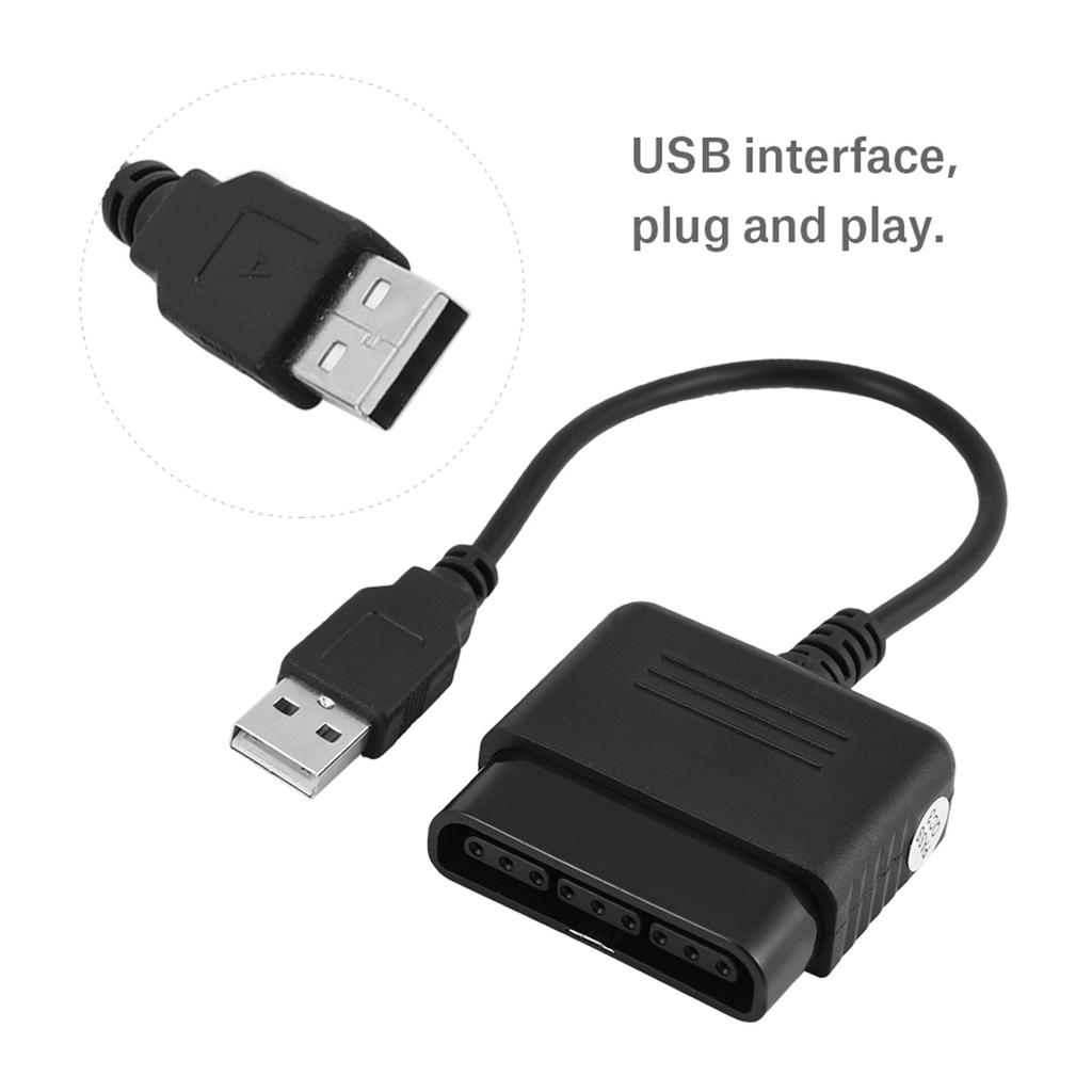 For Sony Playstation 2 PS2 Controller to USB Adapter Converter for PS3 & Windows PC