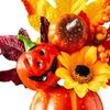 Autumn Pumpkin Sturdy Table Centerpiece Thanksgiving Artificial for Mantel, Fireplace, Desk,