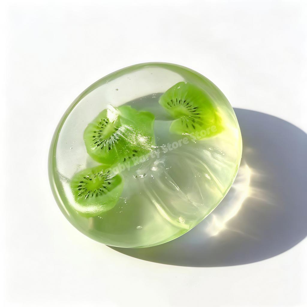 Moldable Fruit Jelly Squishy Toy Clear Coconut Oil Scented No Rebound Stress Relief Sensory Fidget Ball for Adults Party Favors