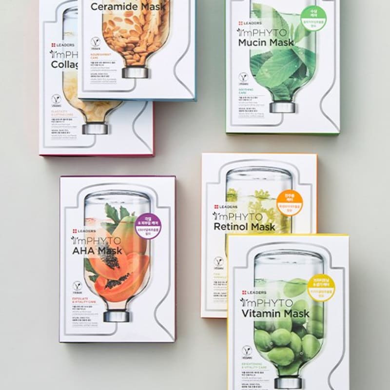 

[Leaders] Impito Mask 10 sheets 6 types (NEW 2 additional options, choose 1) 10 collagen masks
