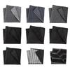 25.5x25.5cm Dark Pattern Handkerchief for Groom Wedding Business Handkerchief