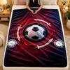 Flannel BlanketSheffield United Football Warm Soft Throw Blanket for Indoor Sofa Bed Living Room Use