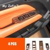 For Haval H9 2024 2025 MKII Wood Grain Gear Shift Frame Trim Window Glass Lift Button Switch Panel Protection Cover Accessories