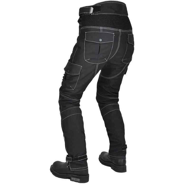 Mens Motorcycle Riding Pants Oxford Cloth Waterproof Multi-pocket Work Motocross Racing