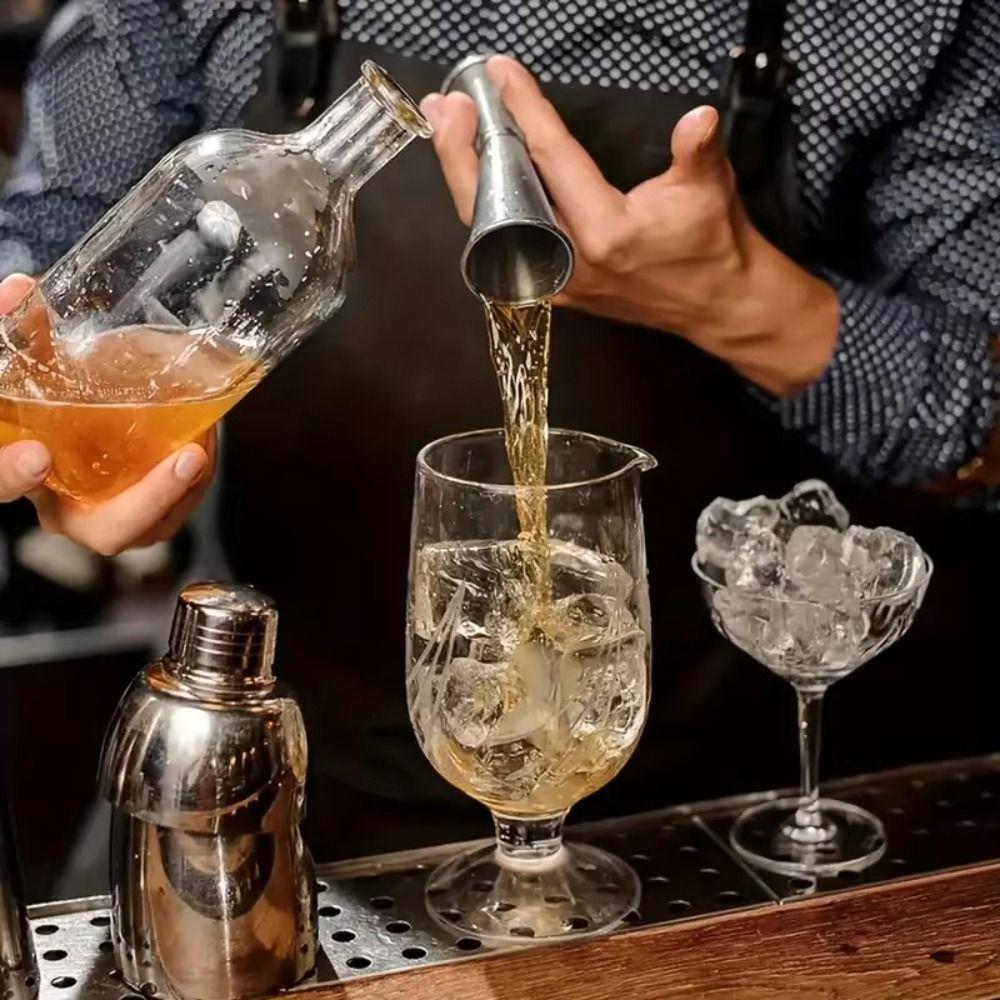 Edelstahl Getränke Spirituosen Maß Jigger Japanischer Stil Cocktail Messbecher Party