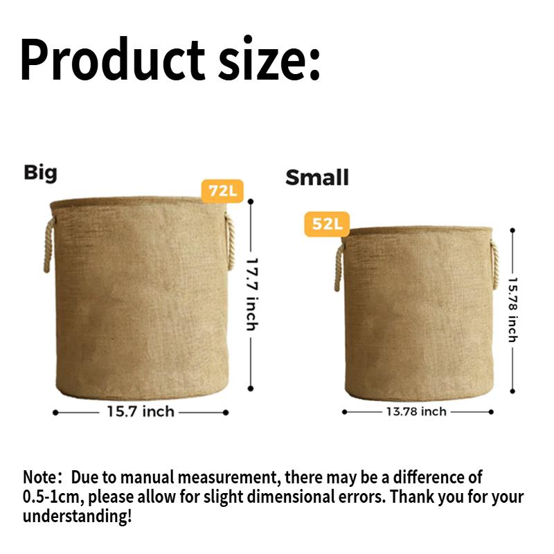 Foldable and Thickened Waterproof and Moisture-proof Laundry Basket, with Handheld, Dirty Clothes, and Doll Storage Basket