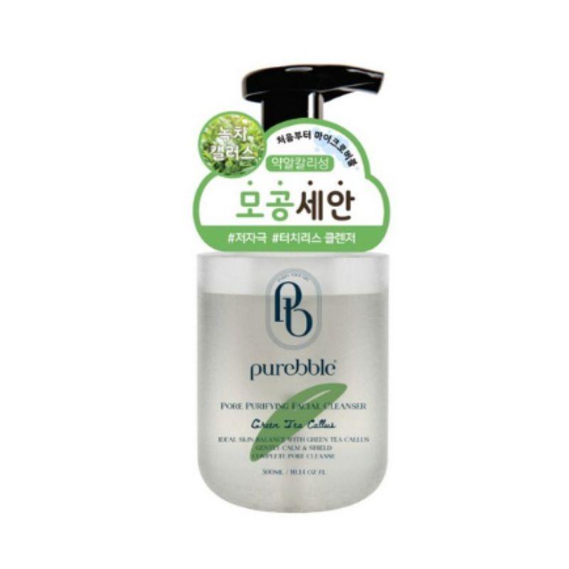 purebble Green Tea Callus Pore Mild Alkaline Foaming Cleanser 300ml
