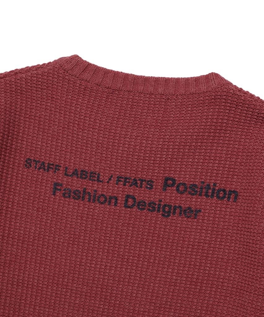 NICEGHOSTCLUB Ffats Position Knit_Red(Ng2Efuk611A)