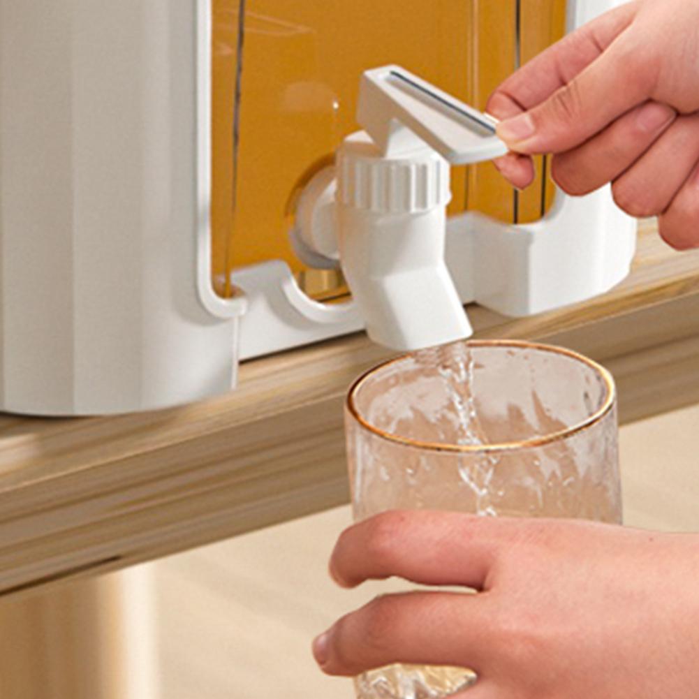 5L Cold Kettle with Faucet & Bracket Water Pitcher Home Plastic Beverage Dispenser for Party Refrigerator Drink Juice Iced Tea