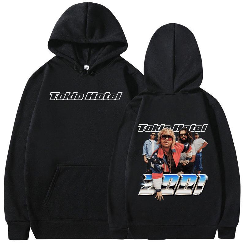 Německá Rocková Kapela Tokio Hotel The Tour 2025 Mikiny Pánské Dámské Módní Hip Hop Mikiny Ležérní Oversized Dlouhý Rukáv Pulovry