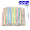 Multicolour Drinking Straws cocktail Bar Cola Straw Party Wedding Straws