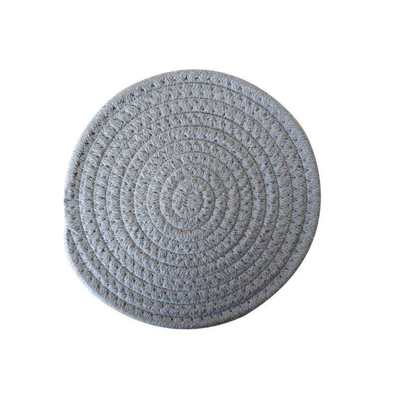 Minimalist Cotton Woven Coasters Coffee Table Decor Bohemian Cute Cup Coasters Heat-resistant Cup Coasters for Coffee Tea