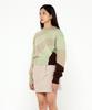 Bb' BENETTON Rhythmic Knit Pullover (Green)