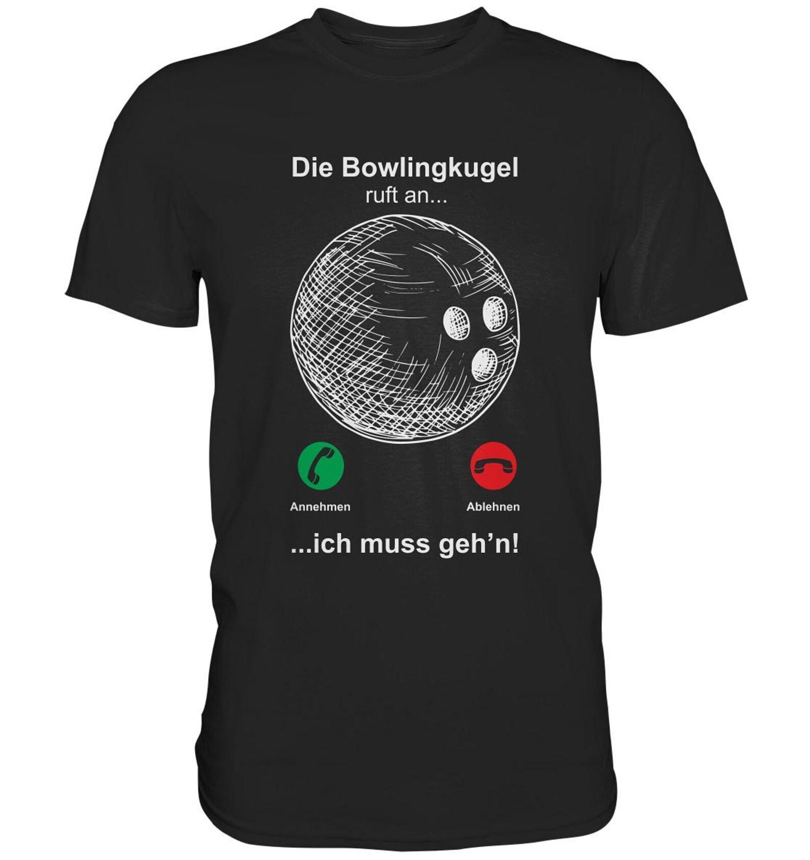 Bowling Ball Calling Funny Bowling T-Shirt - Premium Shirt S