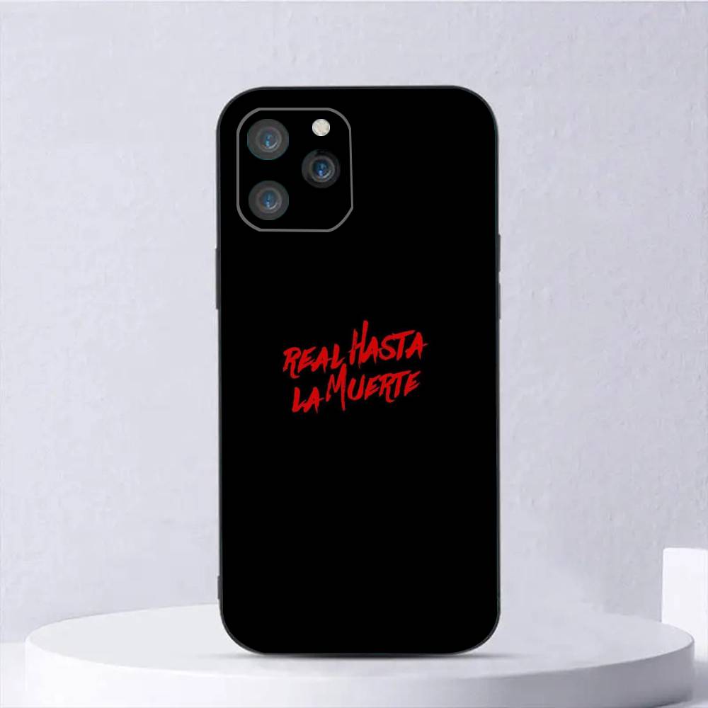 Anuel AA Real Hasta La Muerte Phone Case For iPhone 17 16 15 11 12 14 13 Pro Max Mini X XS XR 7 Plus SE 17E Air Shockproof Cover