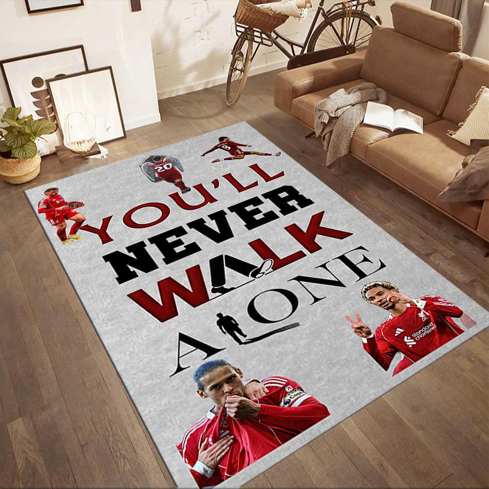 Liverpool Football Club Floor Mat Suitable For Outdoor Living Rooms Balcony Hallway Antislip Rug Decorate Offices Wedding Party Gift