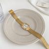 New Luxury Square Women'S Watch, Simple And Stylish With A Sophisticated Feel, Exquisite And Versatile Steel Band Quartz Watch.