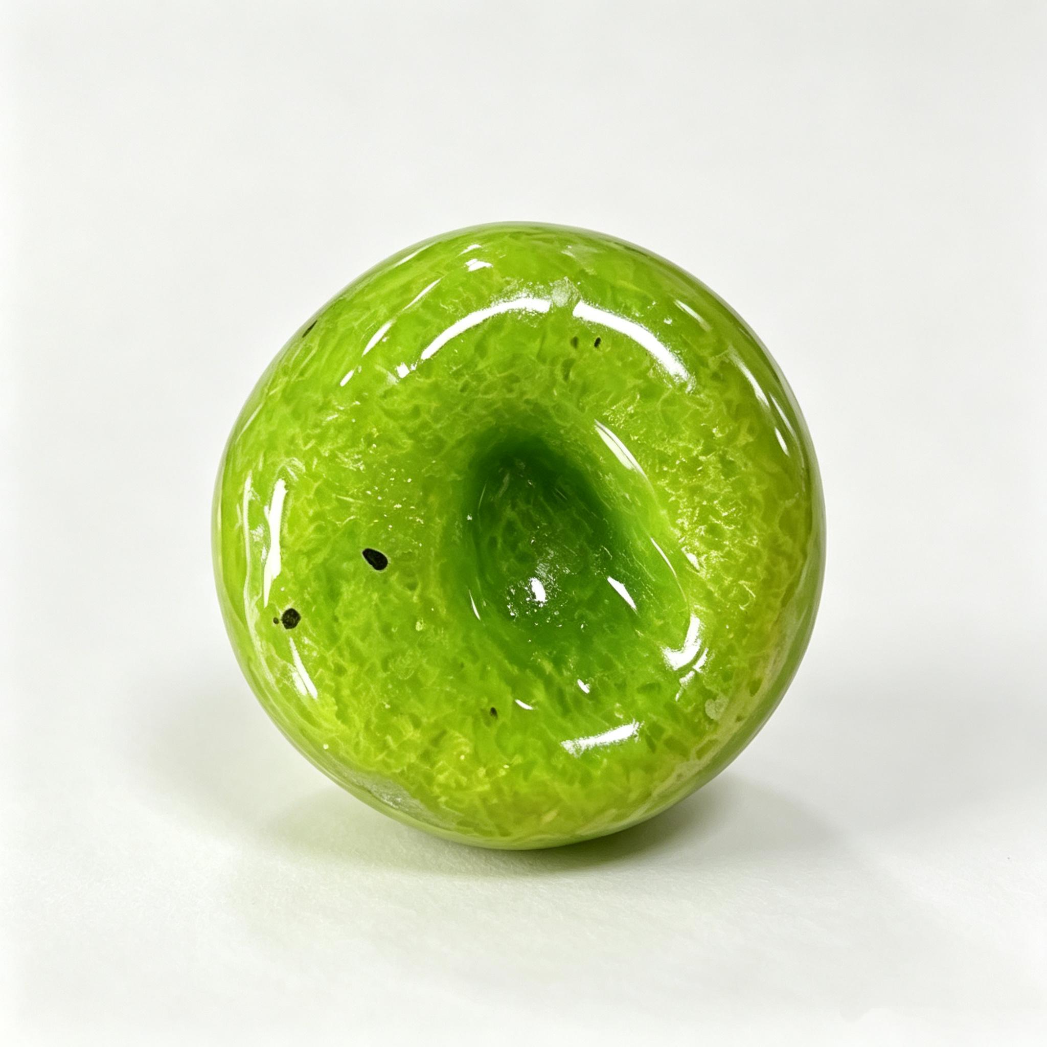 kiwi Squishy Handgemaakt Watermeloen Slush Speelgoed Zacht, Langzaam Terugverend Stressverlichting Knijpspeeltje Realistisch Fruitmodel Cadeau voor Volwassenen groen