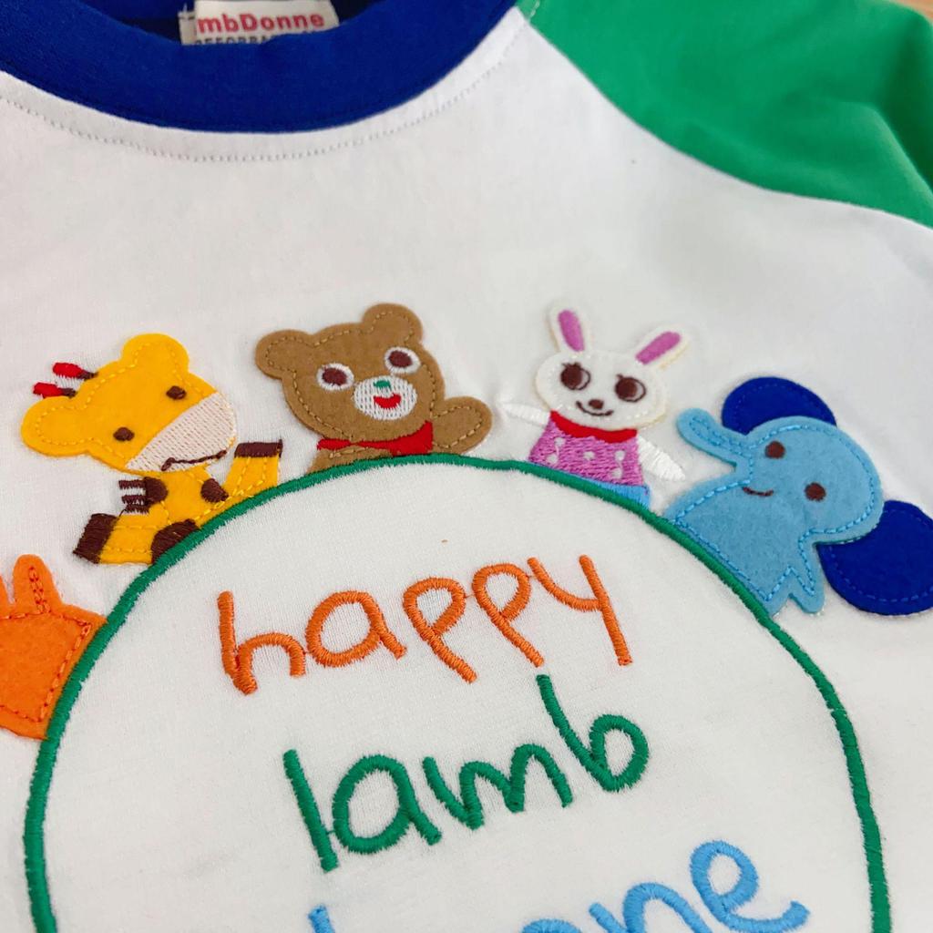 Toddler Boys' Cartoon Embroidery Striped Long-Sleeve T-shirt - Spring 2026 Collection