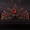 Baroque Crystal Tiaras and Crown Rhinestone Prom Diadem Headband for Women Bridal Wedding Hair Accessories Jewelry Crown Tiara