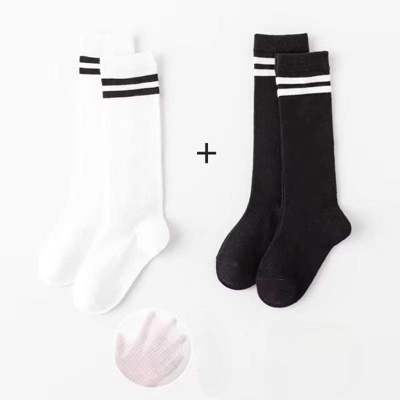 Spring Summer Thin Kids Socks Japanese Style JK Mesh Ankle Socks Unisex Long Tube Sports Socks for Boys Girls