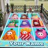 Custom Text Fall Guys Pattern Floor Rug Soft Indoor Carpet Mat Living Room Bedroom