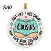 Festive Indoor Outdoor Ornaments Funny Friendship Christmas Pendant, Durable Acrylic Hanging Ornament, Creative Xmas Pendant for Holiday Party