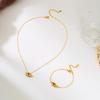 Gold Color Luxury Zircon Blue Evil Eye Bracelet For Women Retro Turkish Eyes Adjustable Lucky Chain Bangle Party Jewelry Gifts