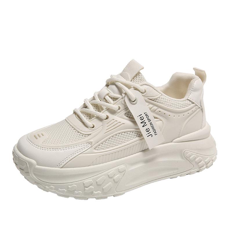 2025 Large Size Women Sneakers Summer Casual Breathable Mesh Flats Chunky Sneakers Plus Size 41 womens shoes Chaussures Femme