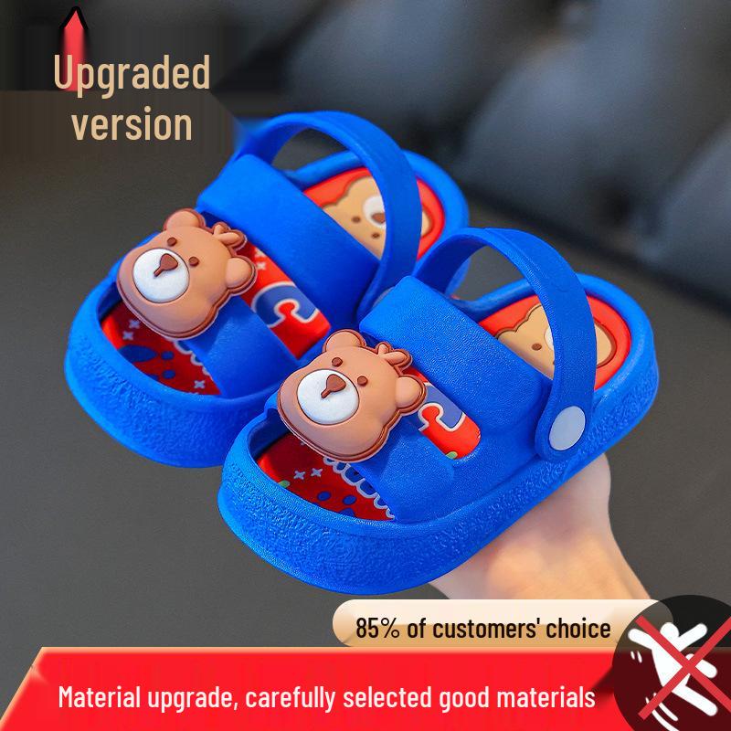 2026 Kids' Closed-Toe Summer Beach Slippers for Toddlers - Girls & Boys