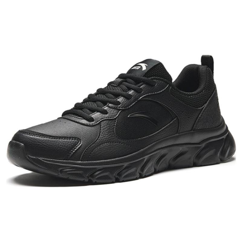 Anta Anti-Slip And Wear-Resistant Breathable Low-Top Running Shoes Men's Black Sneakers 912345580-7