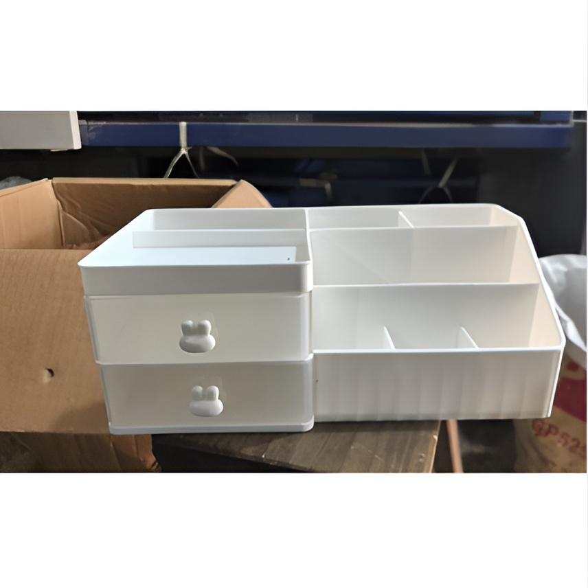 Multi-Functional Cosmetic Storage Box Desktop Large-Capacity Drawer-Style Organizer for Cosmetic,Pencils,Stationery,jewelry