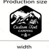 Customizable Mountain Surname Sign, Metal Wall Art for Home Garden Hot Sale