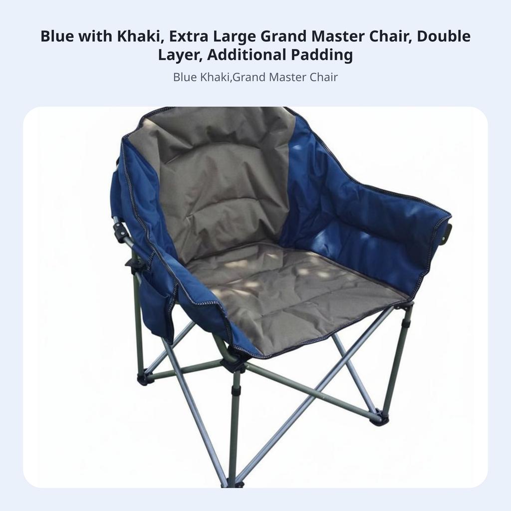 Portable Armchair With Beverage Holder Foldable Design Camp Seat Sturdy Frame Includes Carrying Bag For Beachon The Moveers