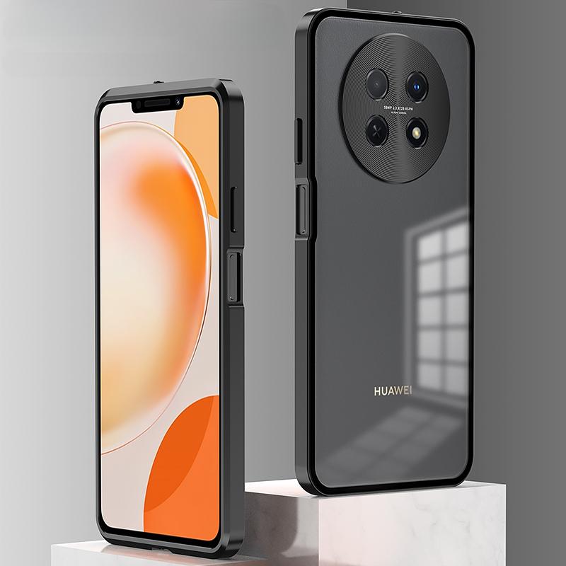 Shockproof Phone Case for Huawei Nova 12i Aluminium Alloy Metal Frame + Acrylic Back Cover Bumper for Huawei Nova 12s 12 Pro