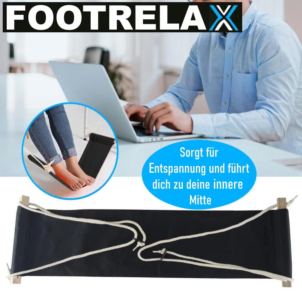 FOOTRELAX Tragbare Fuß-Hängematte Büro Schreibtisch Fußstütze Tisch Reise Ablage