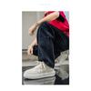 Men S Korean Style Casual White Sneakers For Students Breathable Sports Shoes