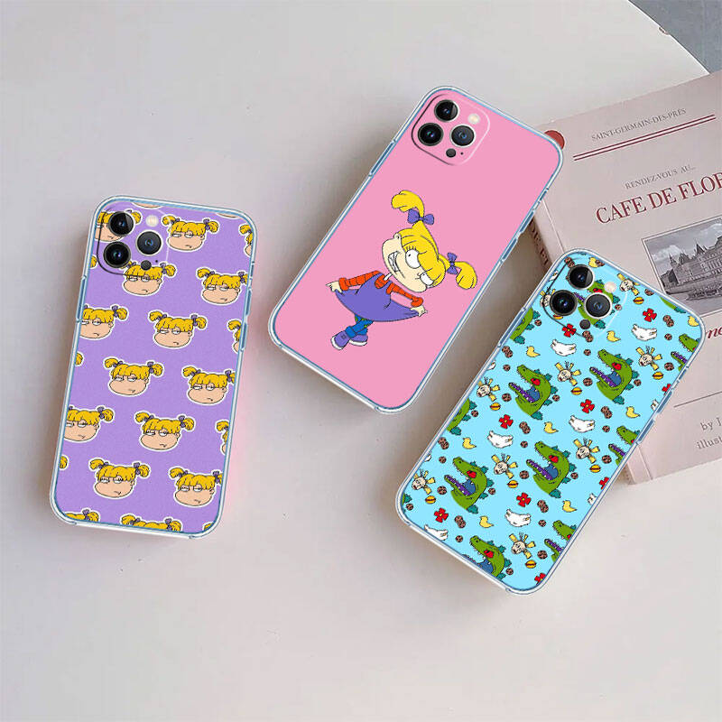 MH132 Rugrats Phone Case for Motorola Edge 20 30 S30 40 50 Fusion Lite Plus Pro Neo Ultra One Power Action Macro Hyper Vision Zoom