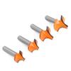 Milling Cutter Router Bit 8mm Shank Carbide End Mill Engraving High Strength Milling Cutter Plunging Round- Over Bit