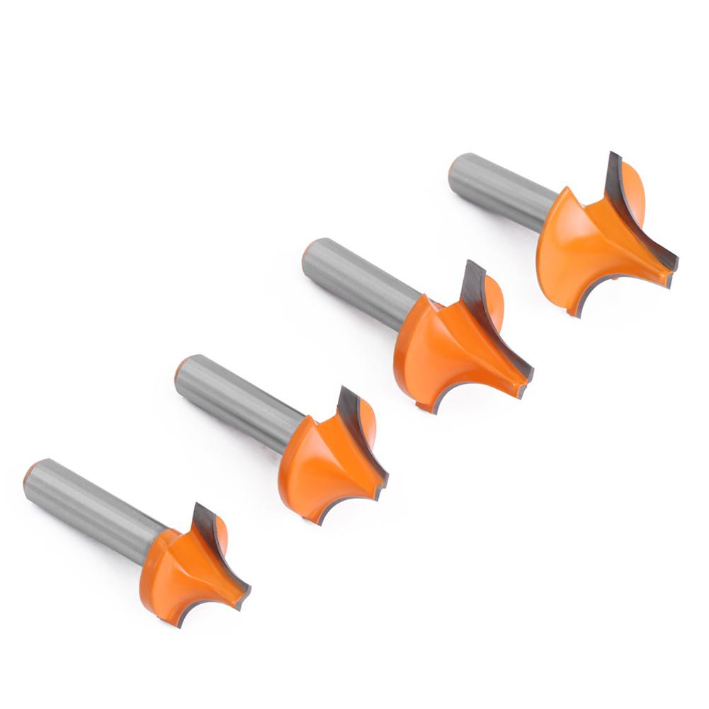 Milling Cutter Router Bit 8mm Shank Carbide End Mill Engraving High Strength Milling Cutter Plunging Round- Over Bit