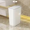 Bathroom Trash Can 11 11L Garbage Can with Press Top Lid for Toilet,Bedroom,Living Room – Plastic Wastebasket with Pop-up Lid