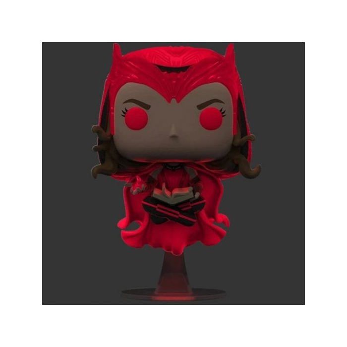 Figurine funko pop - marvel - wanda vision scarlet witch - exclusive - 9 cm - rouge