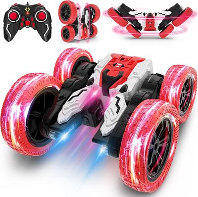 Remote Control Car, Double Sided RC Car, 4WD Off-Road Stunt Car with 360° Flips, 2.4Ghz Indoor/Outdoor