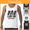 Timeless Dad I Love You 3000 Fathers Day Sleeveless T-shirt Tony Stark Avengers Tee