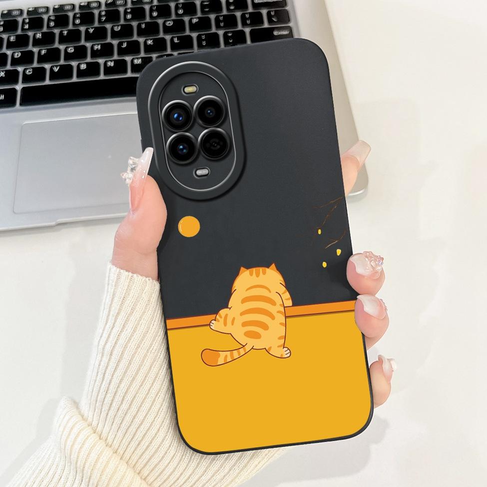 For Huawei Nova 13 Pro Case MIS-AL00 Silicone Cute Cartoon Cat Luxury Fashion Shockproof Bumper For Huawei Nova 13Pro Back Cover