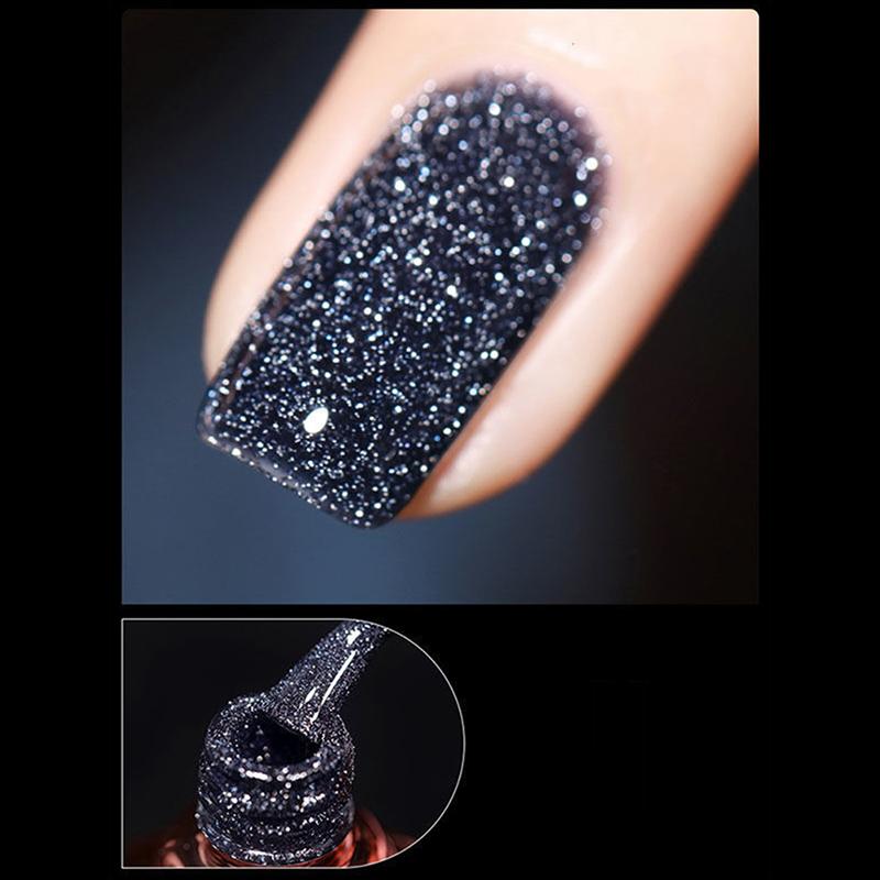 8ml Glitter Gel Nail Polish Soak Off Uv Led Gel Varnish Nail Art Manicures