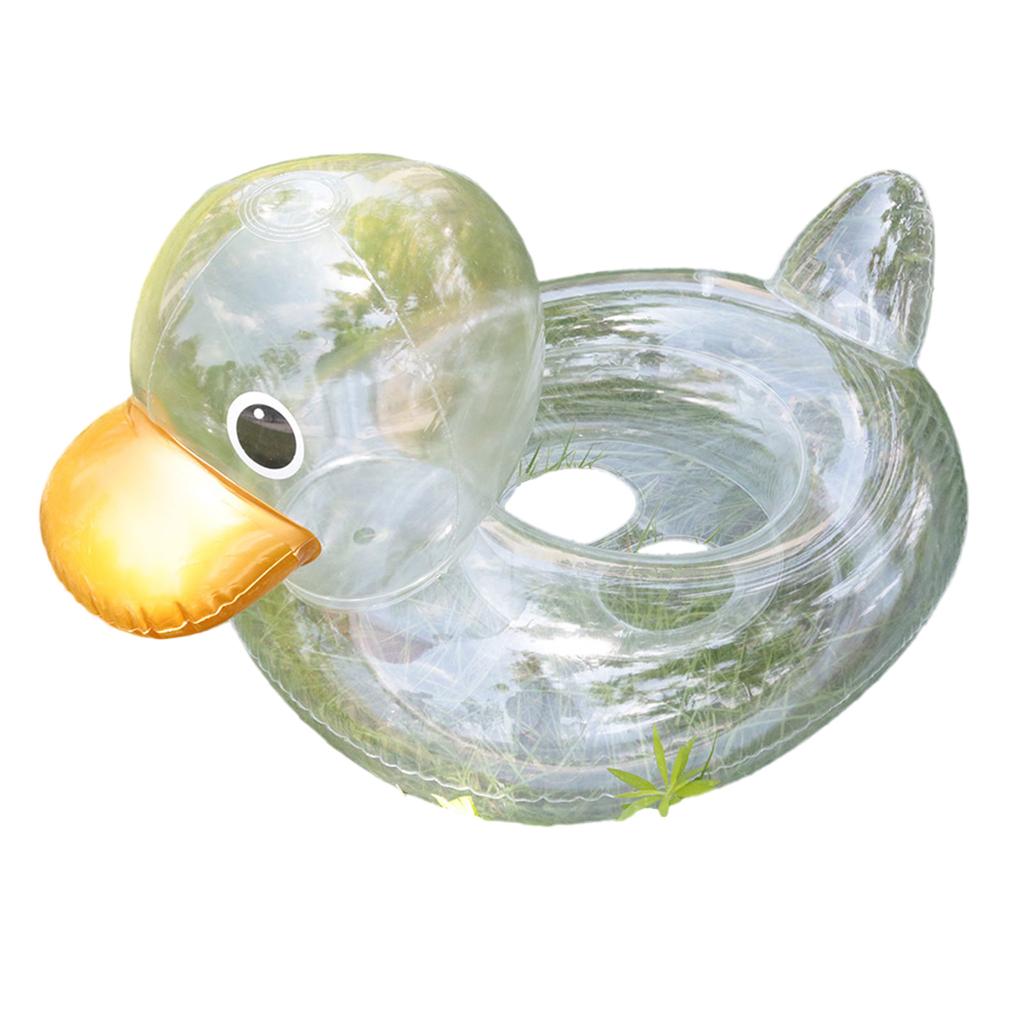 Duck Float Cute Swimming Ring Float Toy for Pool Party/Game Travel/Swim Foldable Help Swim Without Fear